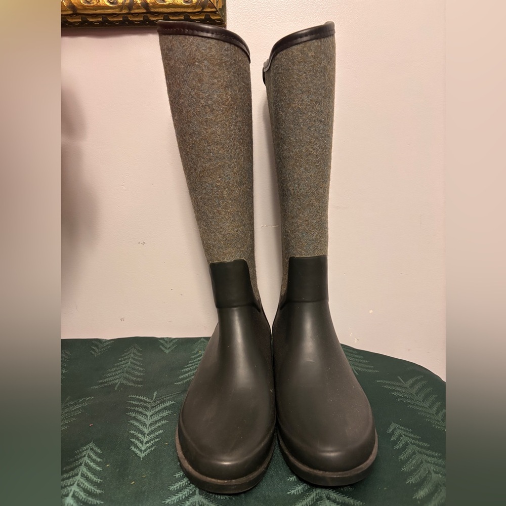 Hunter Two-Tone Tall Boots